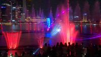 Lichtershow Marina Bay Sands Waterfront