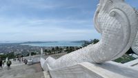 Aussicht bei der Buddha Statue