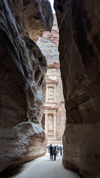 Siq - Blick auf Schatzkammer