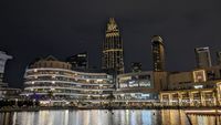 Burj-Khalifa-See und Dubai Mall