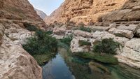 Wadi Shab - erster Pool