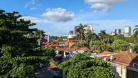 Aussicht vom Balkon