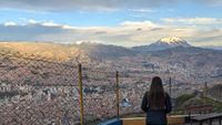 Blick auf den Illimani