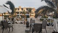 Terrasse im Hotel in Paracas